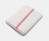Azmaya Linen Tea Towel Red Stripe