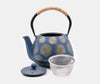 Zen Minded Cast Iron Teapot Chrysanthemum 1.2l 3
