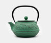 Zen Minded Cast Iron Teapot Lotus Flower 900ml Green