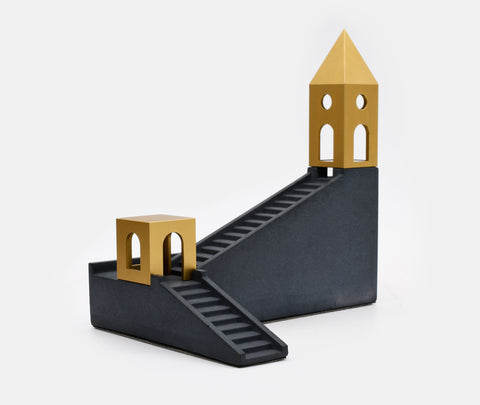 Kin Cloud Stairs Backflow Incense Burner