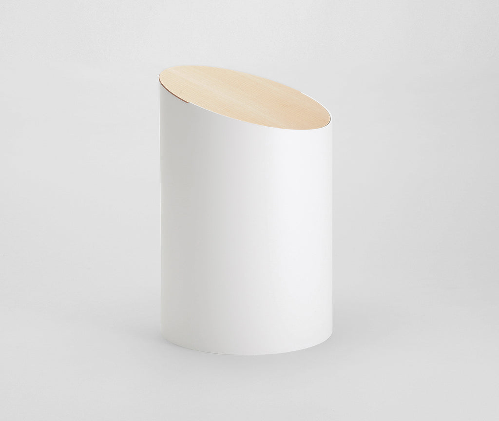 Moheim Swing Bin Waste Basket White Maple -Small – zen minded