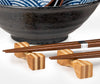 Zen Minded Japanese Noodle Bowl & Spoon Set Seikaiha 3