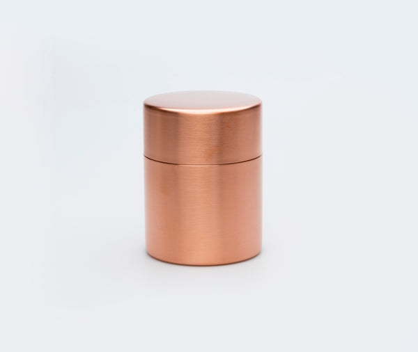 Azmaya Copper Tea Caddy Large