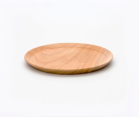 Azmaya Zelkova Round Wooden Tray