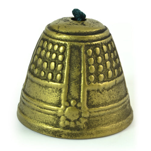 Zen Minded Gold Temple Bell Wind Chime