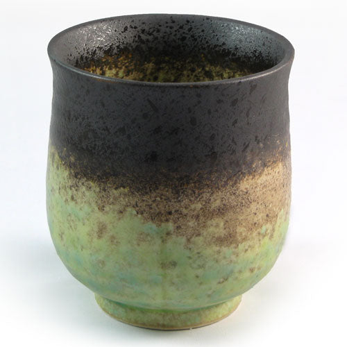 Zen Minded Green & Purple Glazed Tea & Coffee Cup