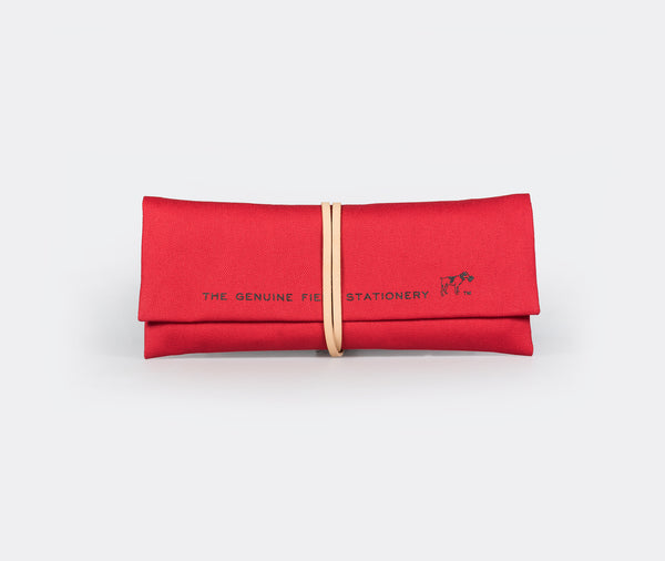 Hightide Field Roll Pencil Case Red