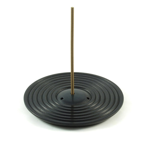 Zen Minded Izumo Stone Incense Burner Black