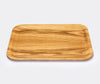 Kinto Non Slip Rectangular Wooden Tray 27x20cm