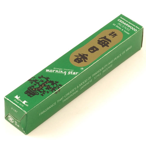 Nippon Kodo Morning Star Incense Sticks Cedarwood