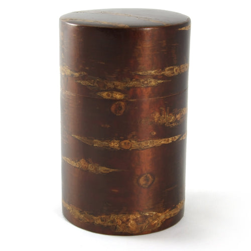 Zen Minded Polished Cherry Bark Tea Caddy