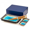 Zen Minded Blue Crackleglaze Sushi Set 2