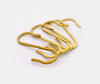 Azmaya Brass S Hook 5 Pack 2
