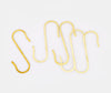 Azmaya Brass S Hook 5 Pack 4