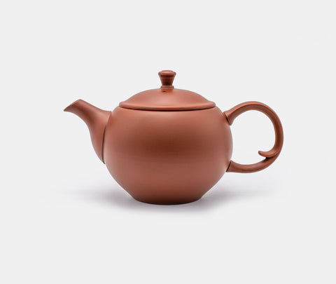 Azmaya Round Teapot Red Clay