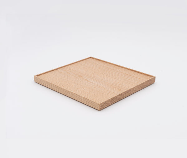 Azmaya Square Oak Tray Small