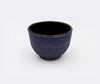 Zen Minded Cast Iron Teacup Purple & Gold
