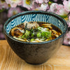 Zen Minded Seikaiha Japanese Rice Bowl