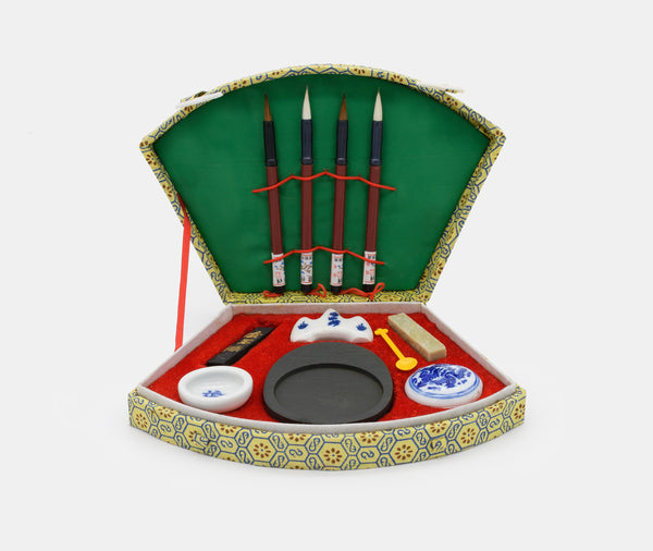 Zen Minded Chinese 4 Brush Art & Calligraphy Set Small