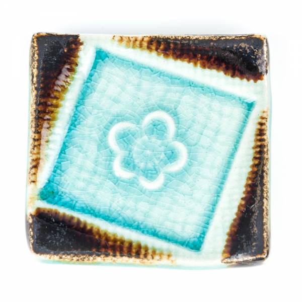 Zen Minded Blue Crackleglaze Chopstick Holder