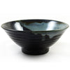 Zen Minded himmelblaue und schwarze glasierte japanische Keramikschale 2