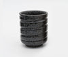 Zen Minded Black Kezuriuzu Glazed Cup Small Pair 4
