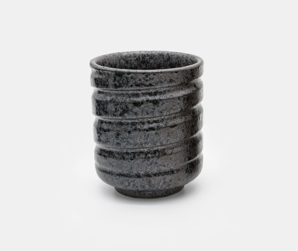 Zen Minded Black Kezuriuzu Glazed Cup Small