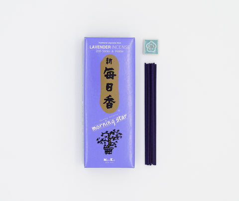 Nippon Kodo Morning Star Incense Sticks Lavender 200
