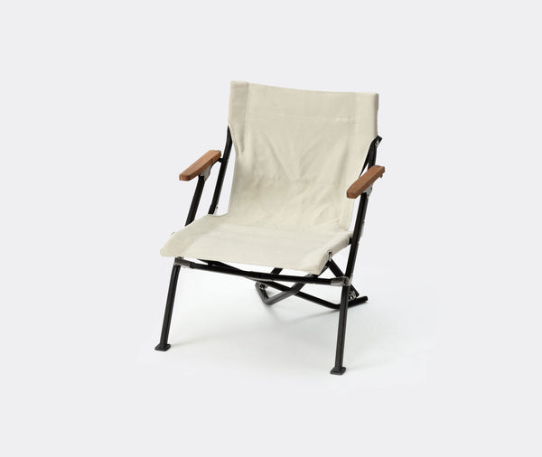 Snow Peak Luxury Low Beach Chair Ivory