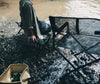 Snow Peak Black Mesh Fd Folding Camping Bench 6
