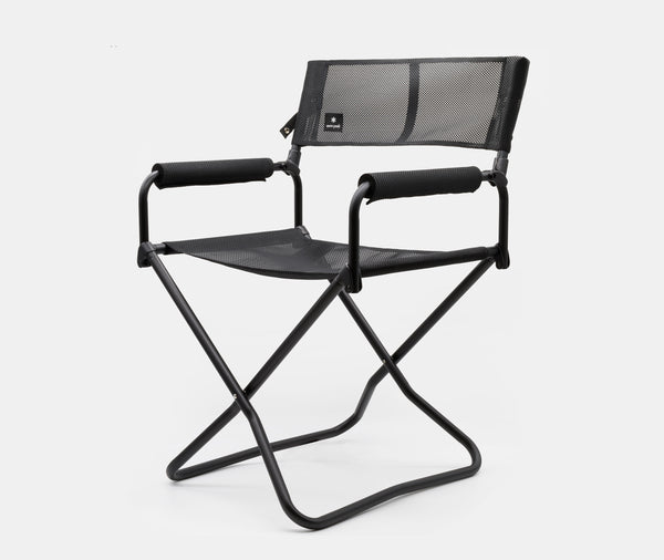 Snow Peak Folding Mesh Fd Chair Black