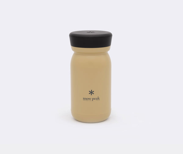 Snow Peak Stainless Vacuum Bottle Milk 350 Sand