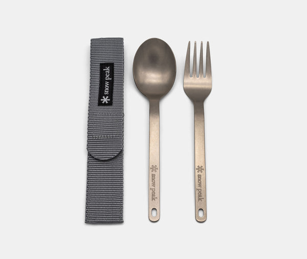 Snow Peak Titanium Fork & Spoon Set