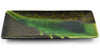Zen Minded Iridescent Green Glazed Oblong Japanese Ceramic Plate Large 2