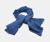 Syuro Linen Scarf Blue 5