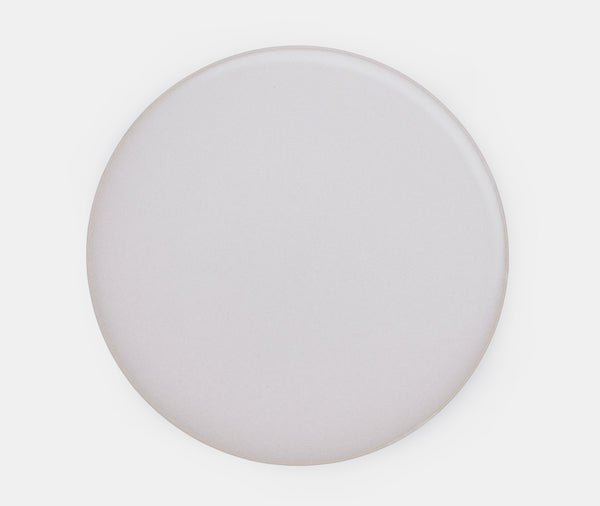 Syuro Glazed Stoneware Plate Small White
