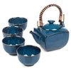 Zen Minded Japanese Tea Pot Set Shinnamako Glaze