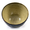 Zen Minded Ringed Grey & Brown Japanese Bowl 2