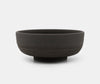 Ume Raw Black Stoneware Incense Bowl With Gold Dome 3