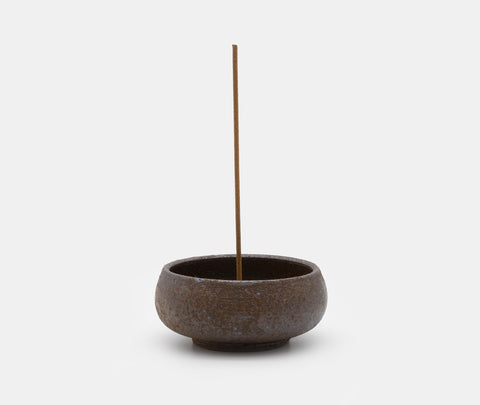 Ume Wabi Sabi Stoneware Incense Bowl