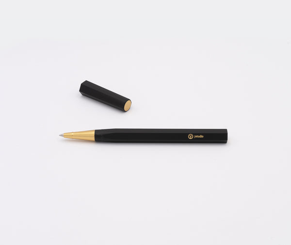 Ystudio Resin Rollerball Pen Black
