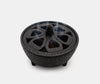Zen Minded Black Lotus Cast Iron Incense Burner 4