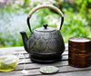 Zen Minded Cast Iron Teapot Chrysanthemum 1.2l 6