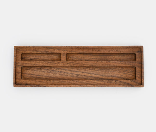Kin Walnut Wood Base For Incense Burners