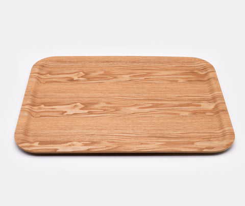 Kinto Non Slip Rectangular Wooden Tray 43x33cm