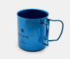 Snow Peak Titanium 450 Mug Double Blue 5