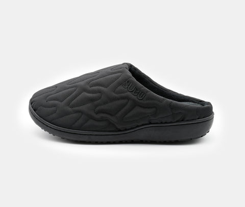 Subu Subu Nannen Outline Slippers Black 