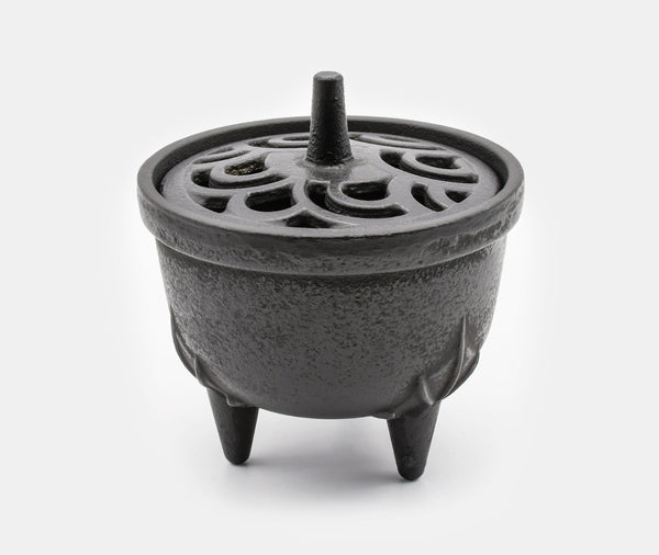 Zen Minded Cast Iron Fountain Incense Burner