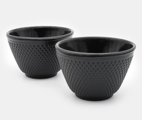 Zen Minded Cast Iron Tea Cup Pair 