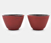 Cast Iron Tea Cup Pair